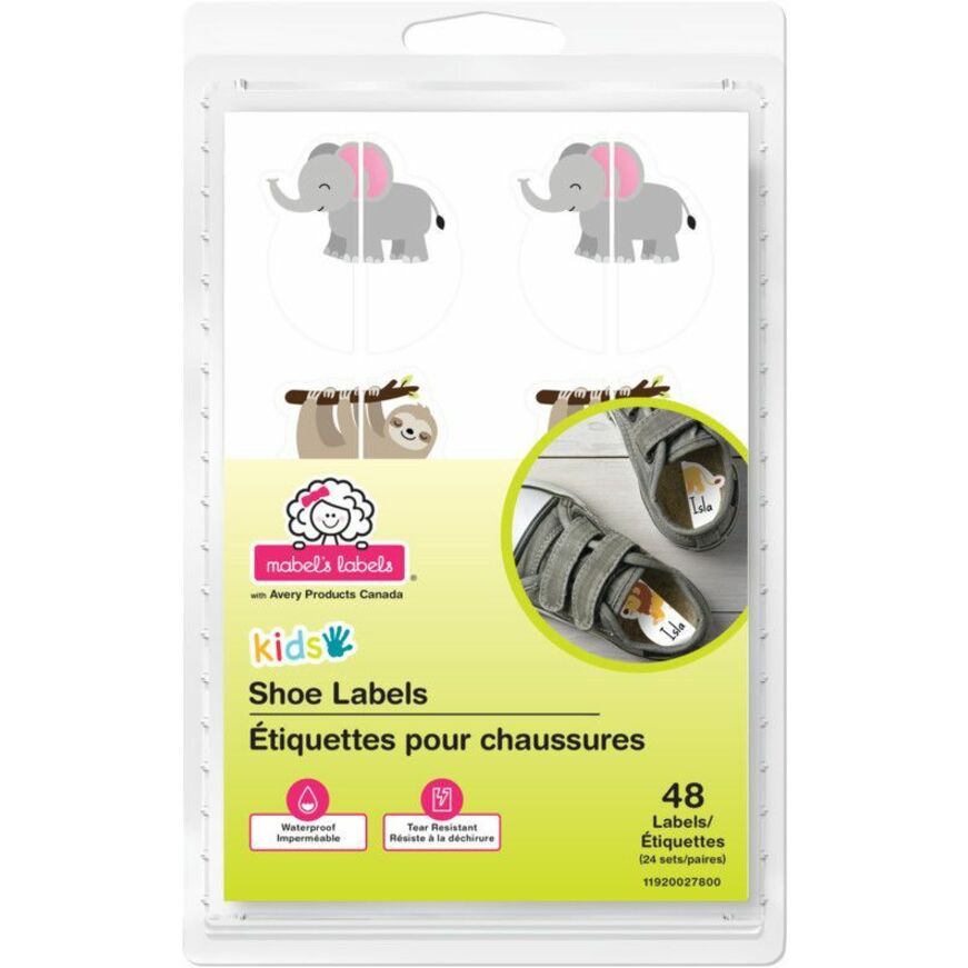 Avery - Étiquettes pour chaussures - Critters /48