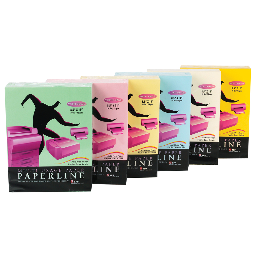 PAPIER COULEUR PASTEL LETTRE PQT/500     20 lb      IVOIRE 