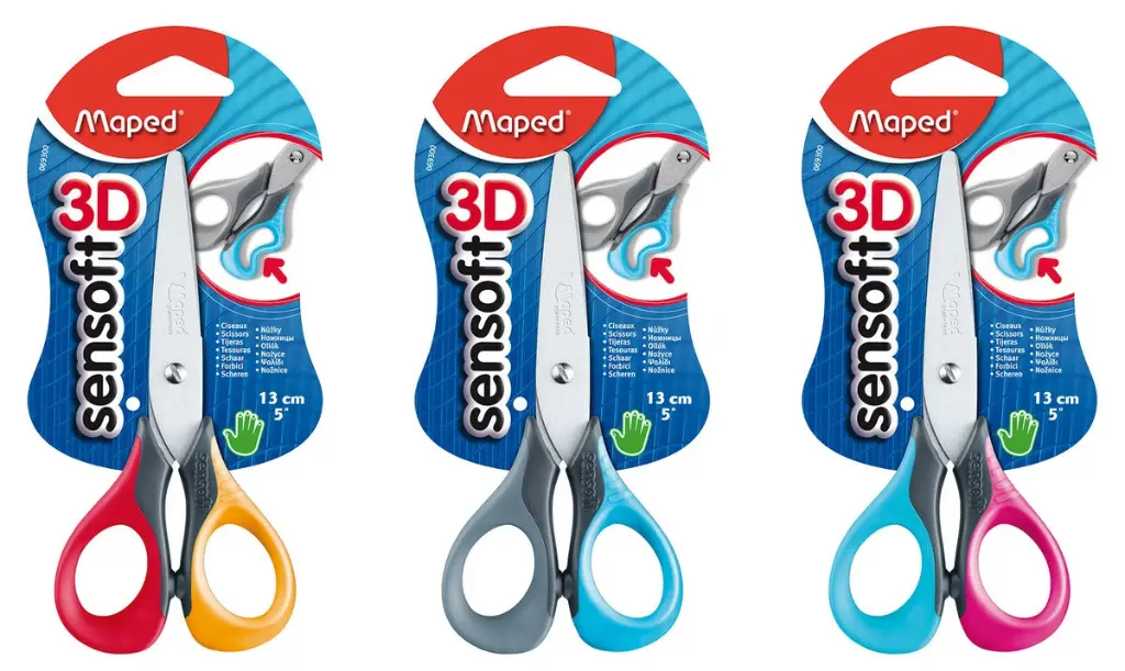 CISEAUX DROITS 5" RONDS MAPED