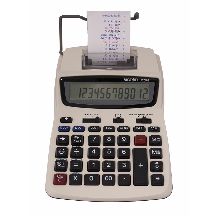 CALCULATRICE À IMPRIMANTE VICTOR 12 chiffres.