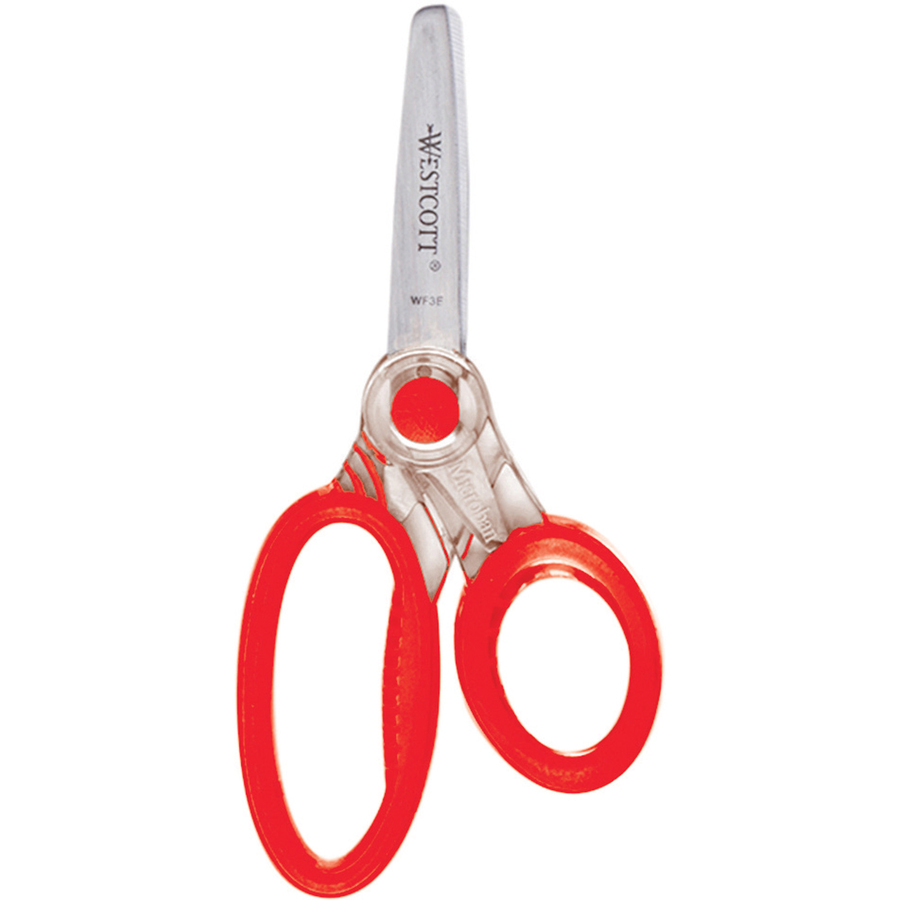 CISEAUX DROITIERS 5" RONDS MICROBAN