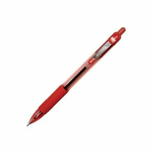 Zebra Pen - Stylos à bille rétractables Z-Grip Rouge