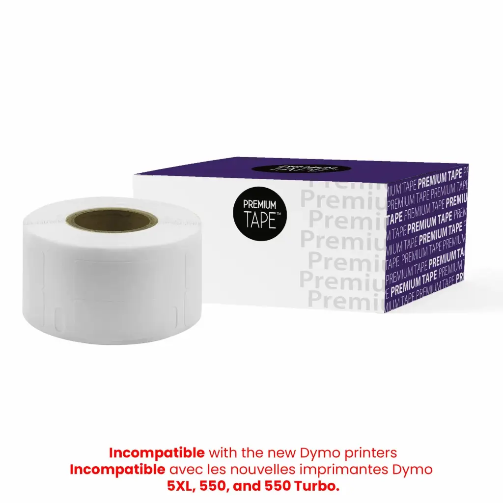 Dymo 30333 Ultra-petites étiquettes Compatible  1/2"x 1"  BTE/1000