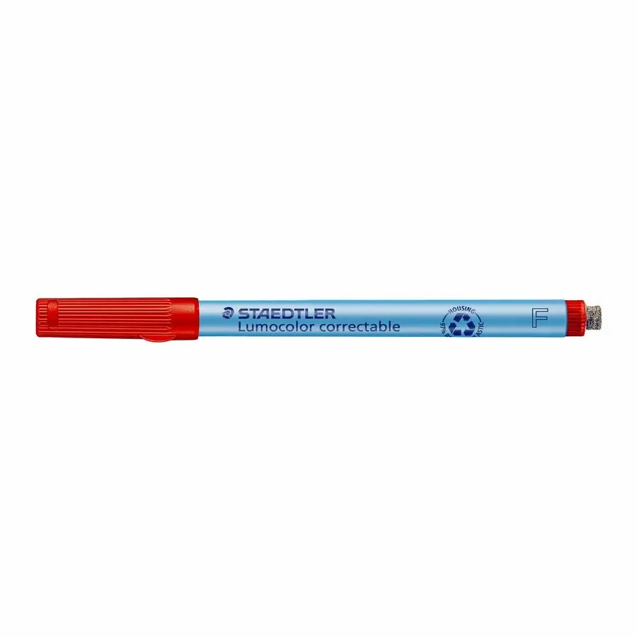 [305 F-2] MARQUEUR ROUGE EFFACABLE A SEC FIN