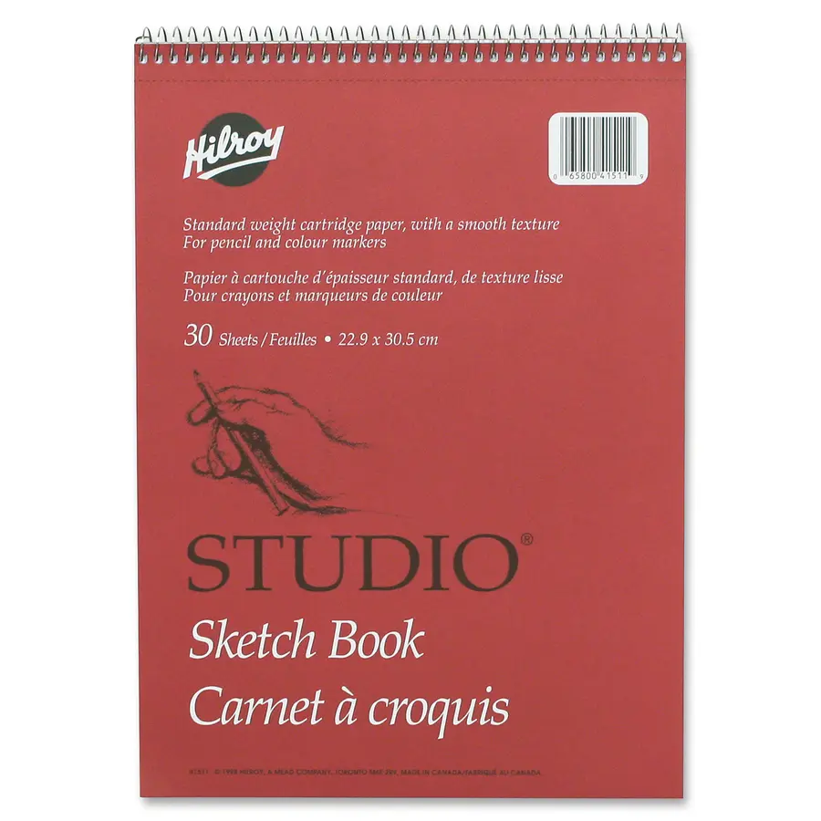 Tablette à croquis Studio 9 X 12  30 feuilles