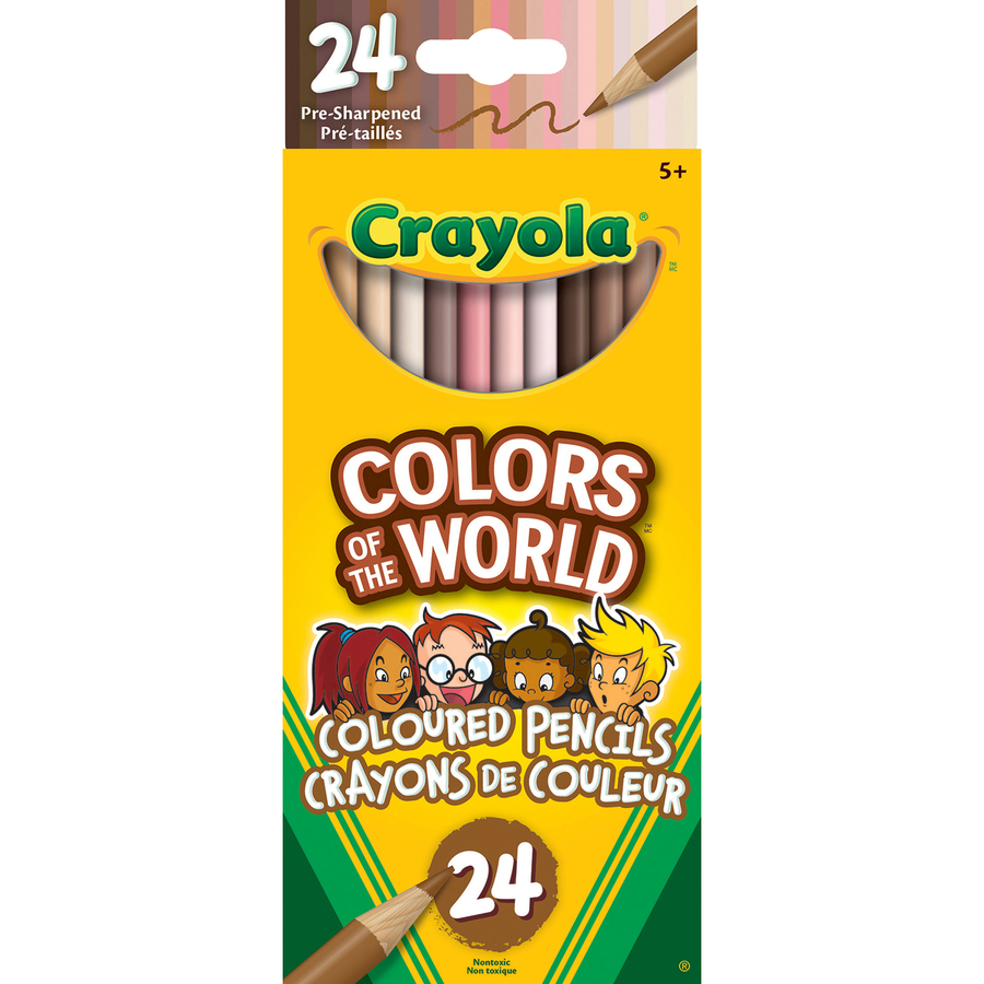 Crayola - Crayon Couleurs Du Monde - 24 crayons / emballage