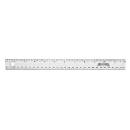 [45012] REGLE 12"/30CM PLASTIQUE RIGIDE CLAIR