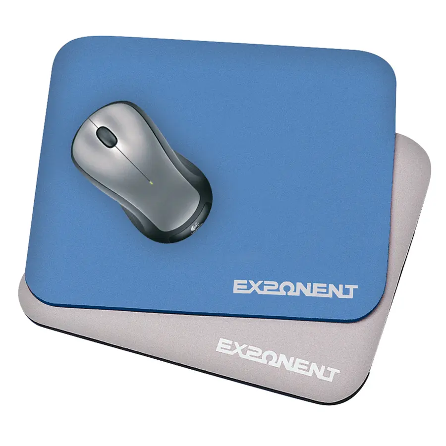 TAPIS A SOURIS BLEU EN MOUSSE