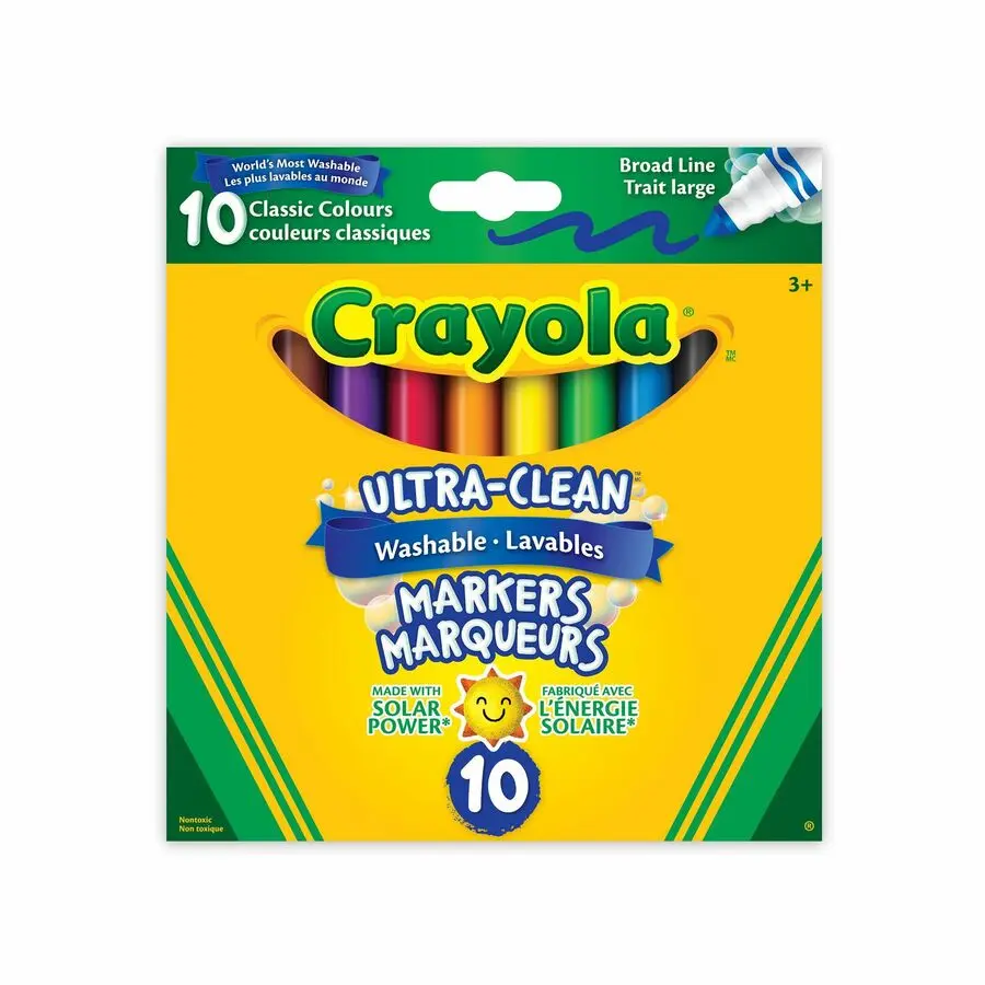 [56-7910] Marqueurs Crayola Classiques boite de 10