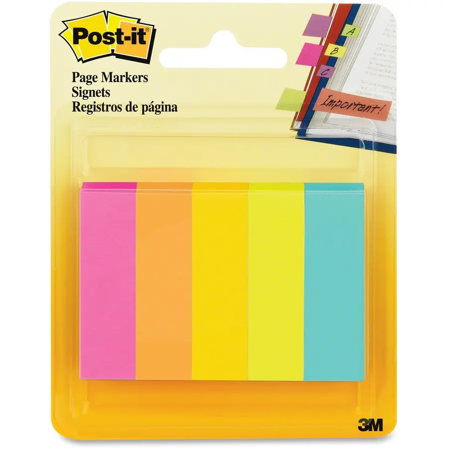 [670-5AF] LANGUETTE POST-IT SIGNETS PQ/250- ½ x 2