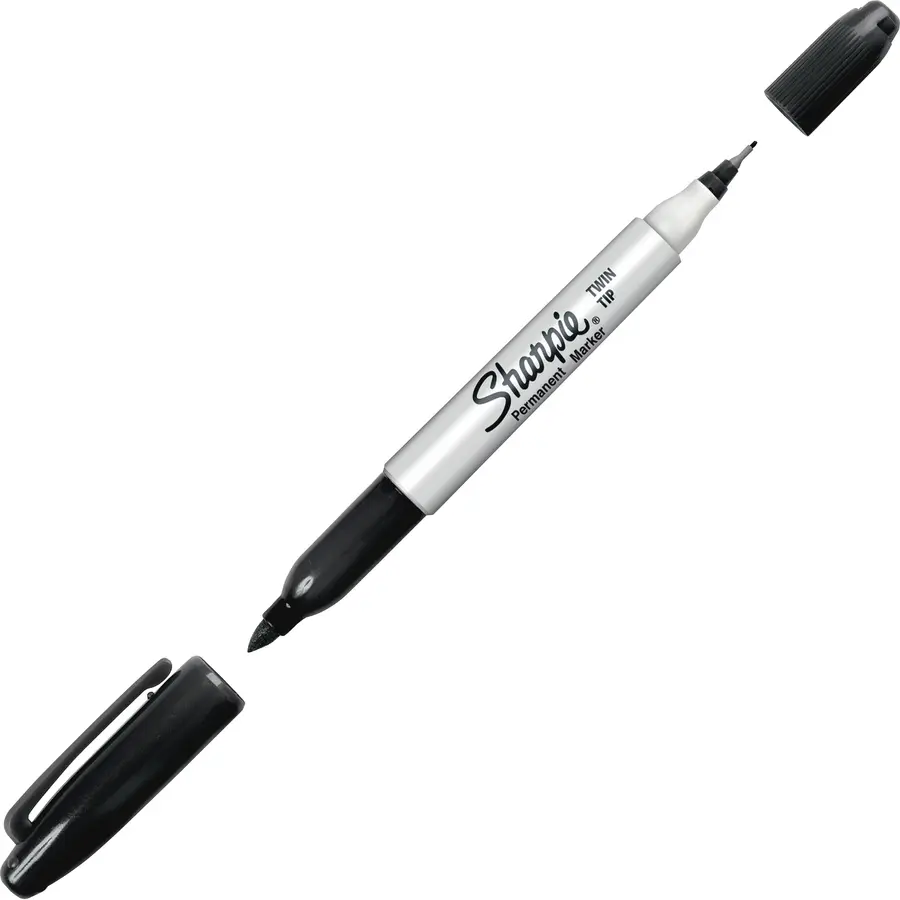 [606764] SHARPIE DOUBLE POINTE NOIR