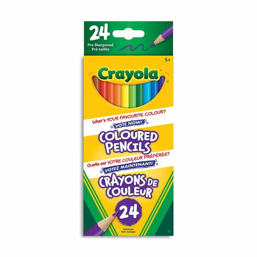 Crayon de couleur Crayola Boite de 24