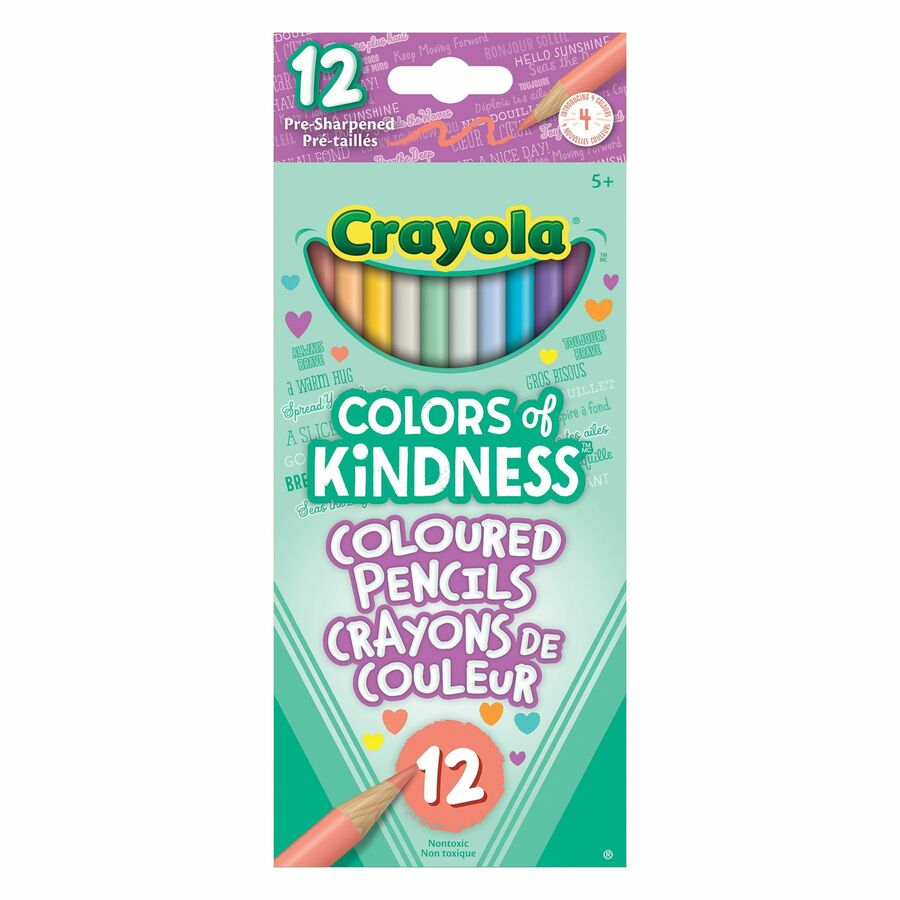 CRAYOLA - Crayons de couleur Pastel 12/ boîte