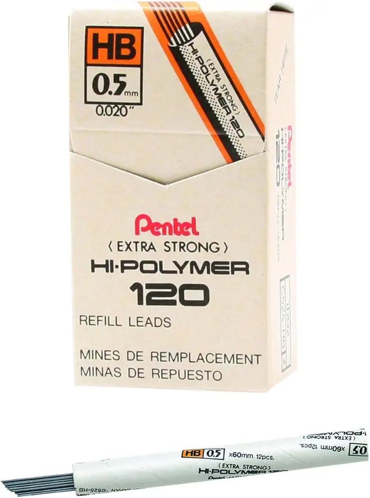 MINES .05MM HB/TUBE DE 12 EXTR