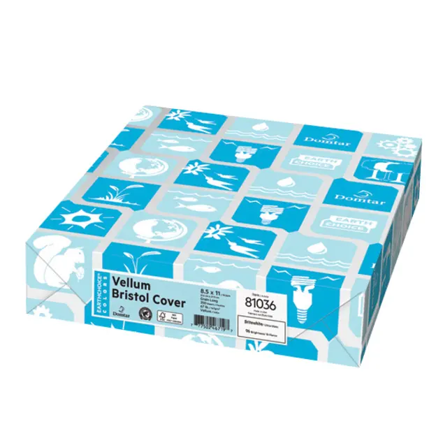 CARTON Lettermark 8½ X 11  PQT/50 BLANC  67 LB