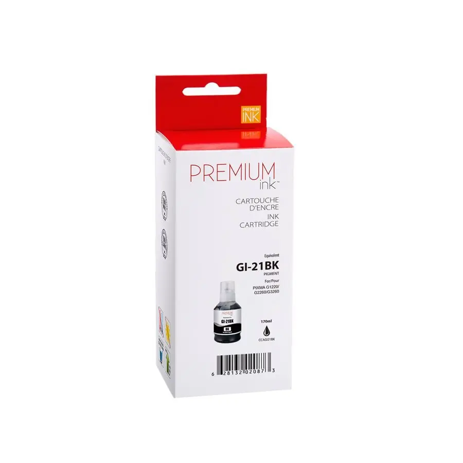 CANON GI-21 BOUTEILLE D'ENCRE COMPATIBLE NOIR (4526C001)