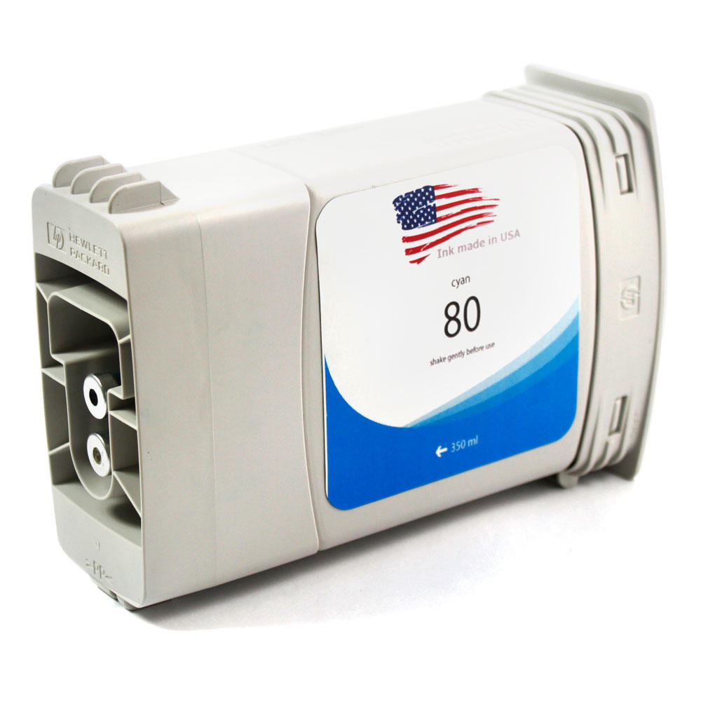 HP C4846A (CYAN) NO.80XL (350ML) GÉNÉRIQUE 4,4K