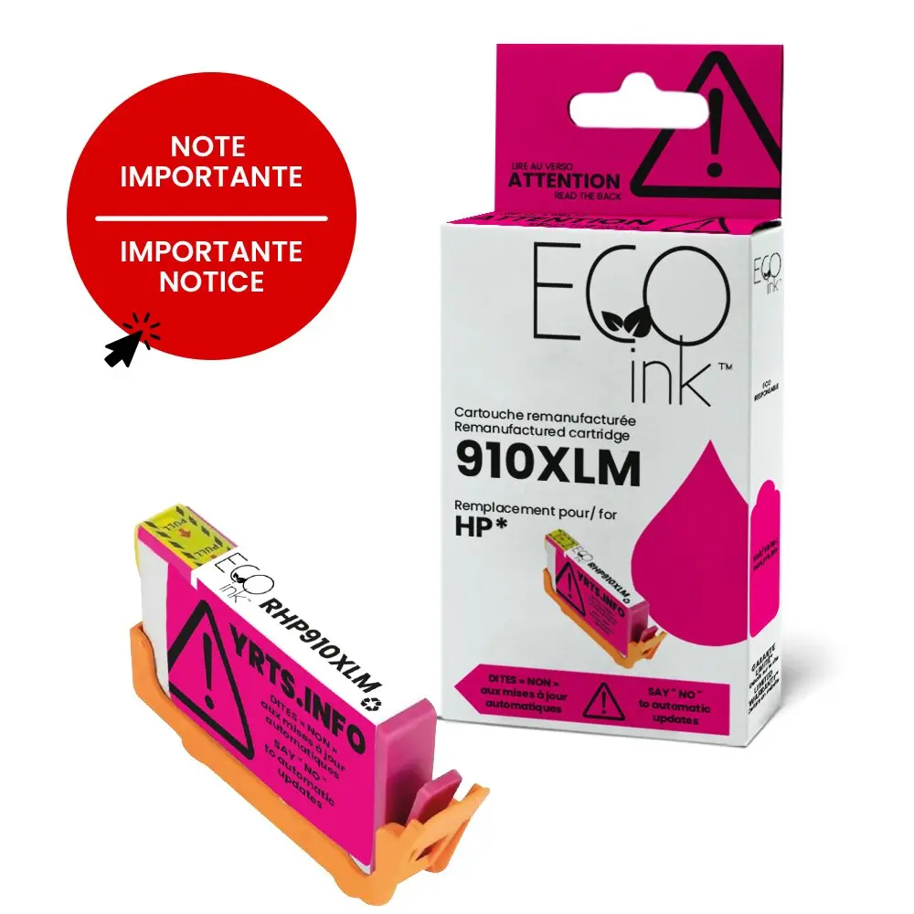 HP 3YL63AN (MAGENTA) NO.910XL GÉNÉRIQUE 825P.  JCT