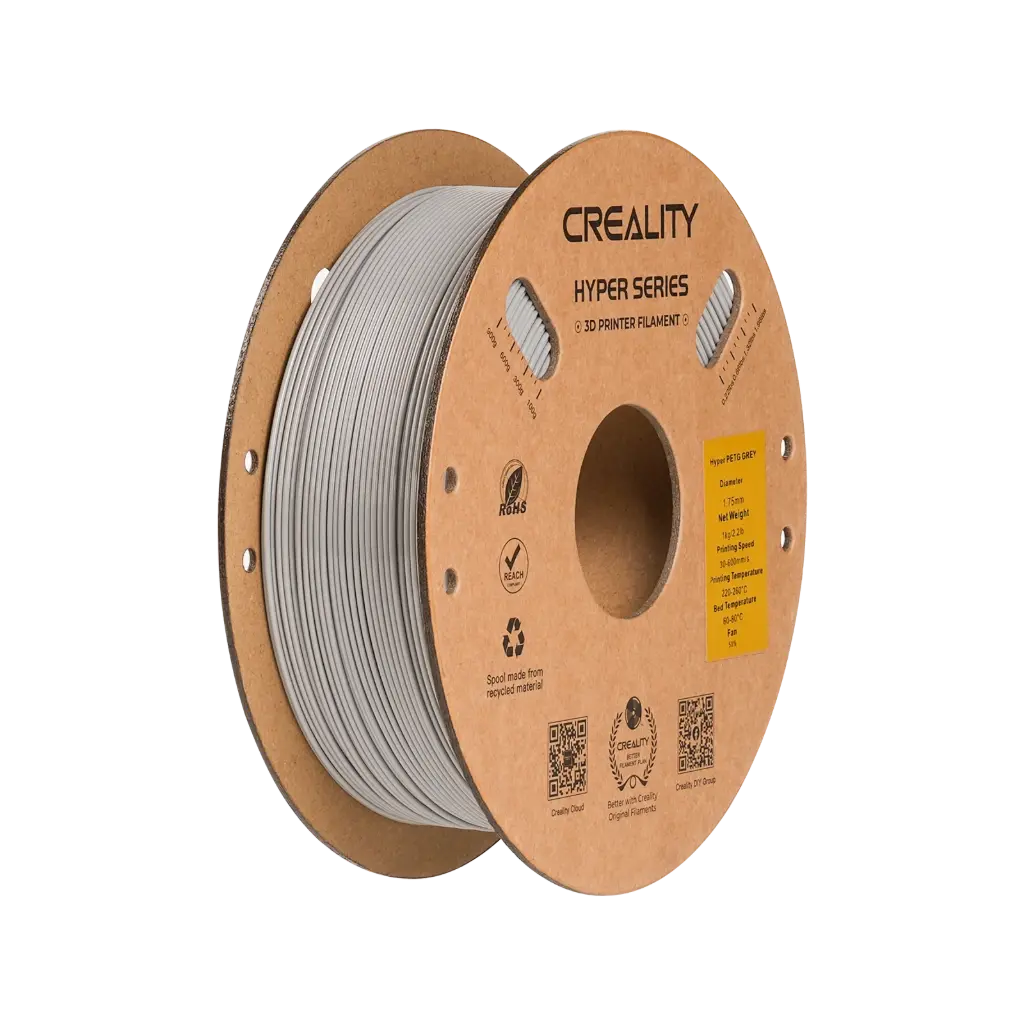 ENDER PETG FILAMENT HYPER GREY 1KG CRE