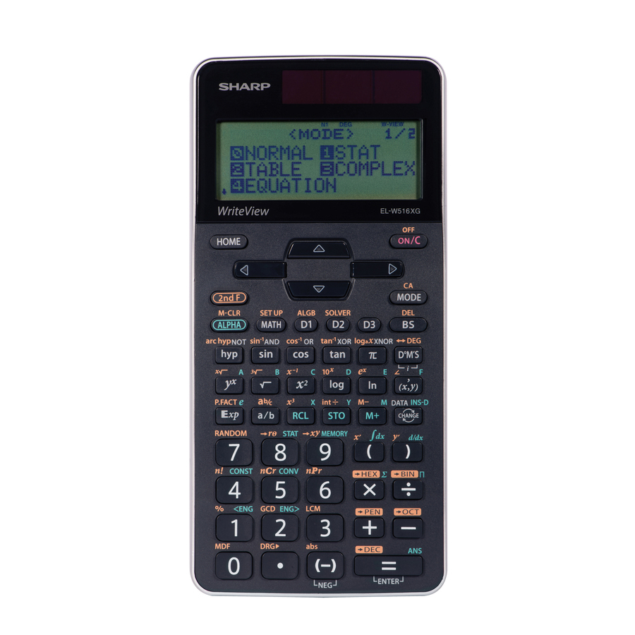 CALCULATRICE SHARP SCIENT. ELW-516 (640 FONCTIONS)
