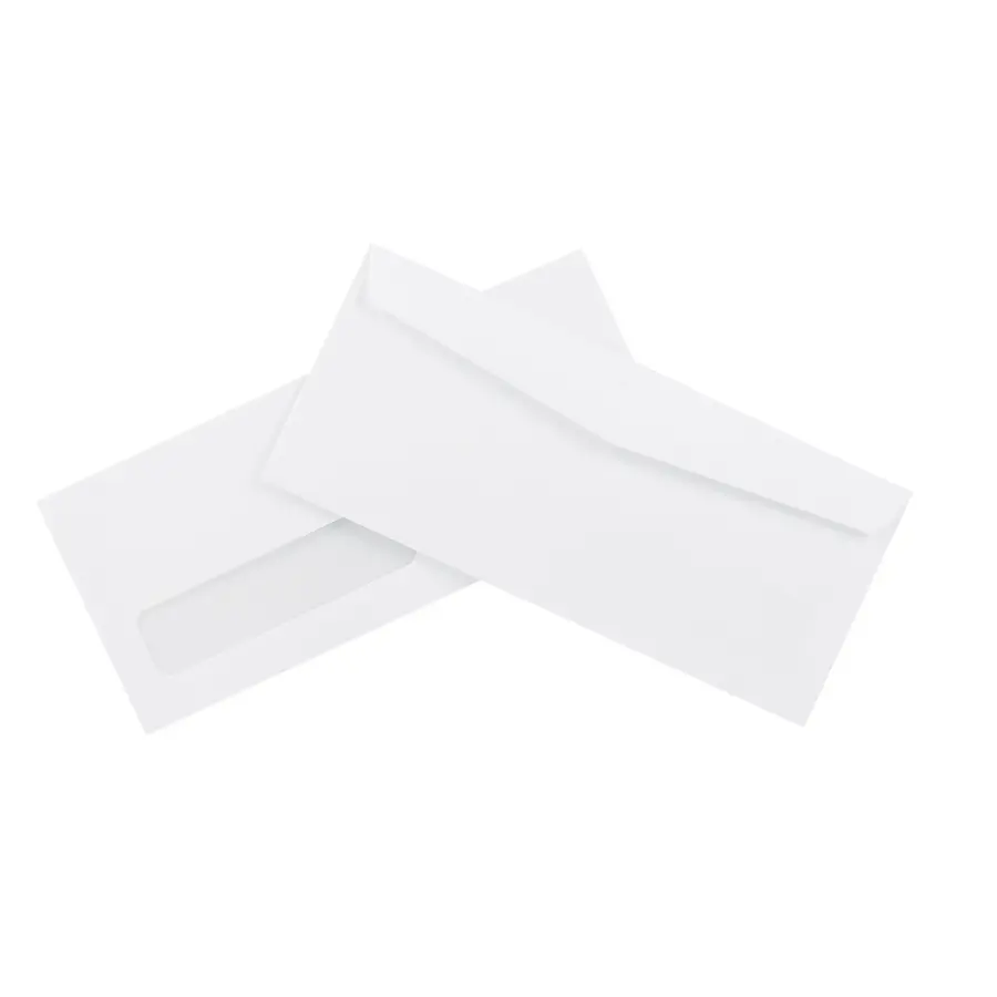 Supremex- Enveloppe commerciale #10, blanche avec fenêtre 500/boîte 