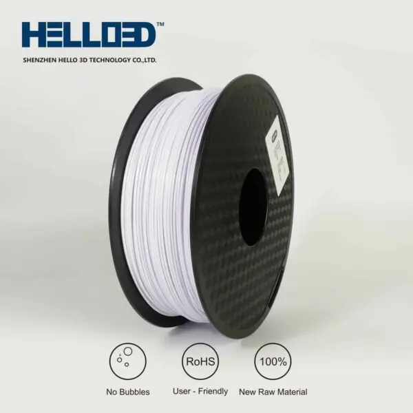 HELLO3D FILAMENT PETG WHITE 1KG