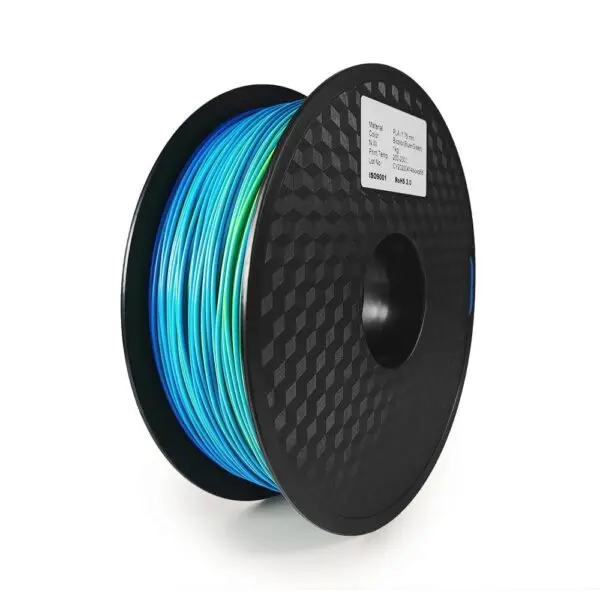 HELLO3D FILAMENT PLA BICOLOR BLUE & GREEN 1KG