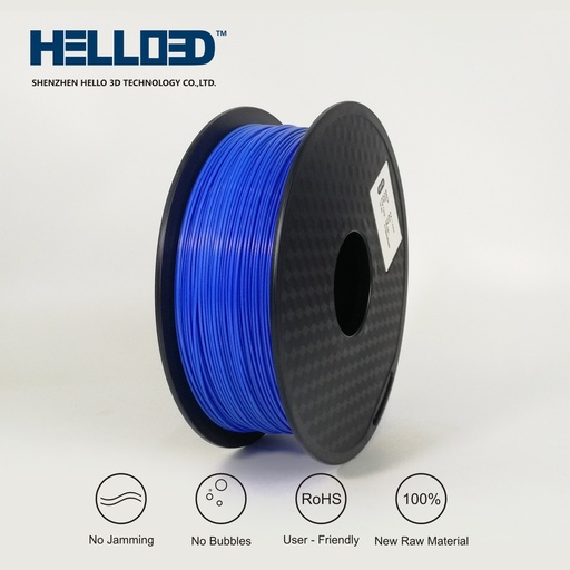 [HFPLABLUE] HELLO3D FILAMENT PLA BLUE 1KG