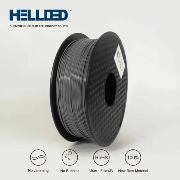 HELLO3D FILAMENT PLA GREY 1KG