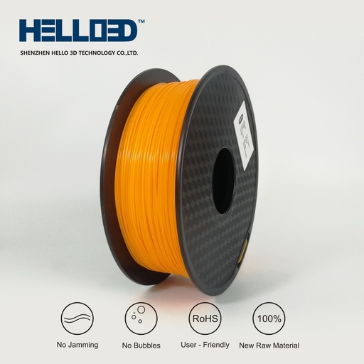 [HFPLAORANGE] HELLO3D FILAMENT PLA ORANGE 1KG