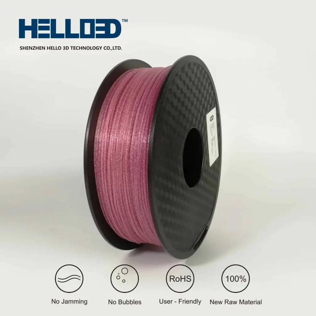 HELLO3D FILAMENT PLA SHINING PINK 1KG
