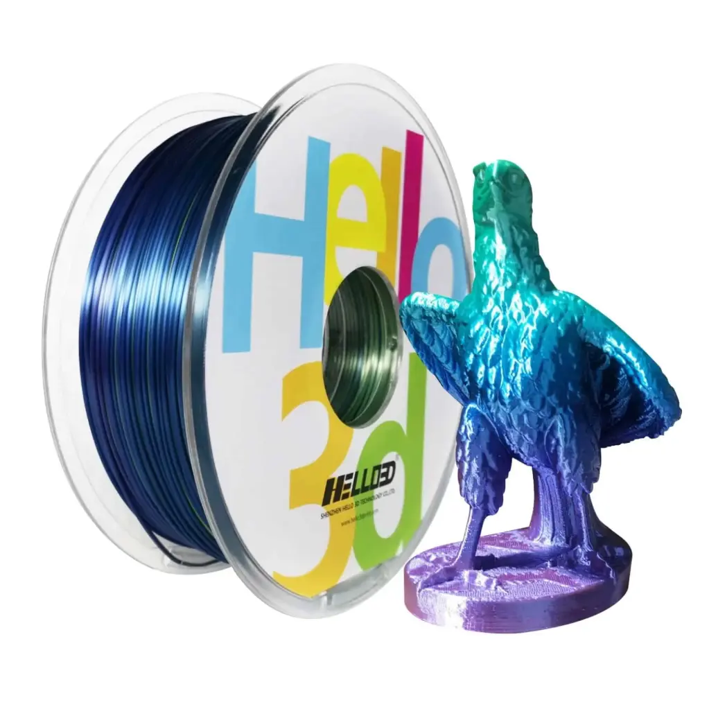 HELLO3D FILAMENT PLA RAINBOW KINGFISHER 1KG