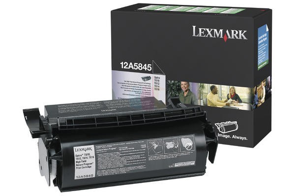 Lexmark 12A5845 (NOIR) ORIGINALE 25K