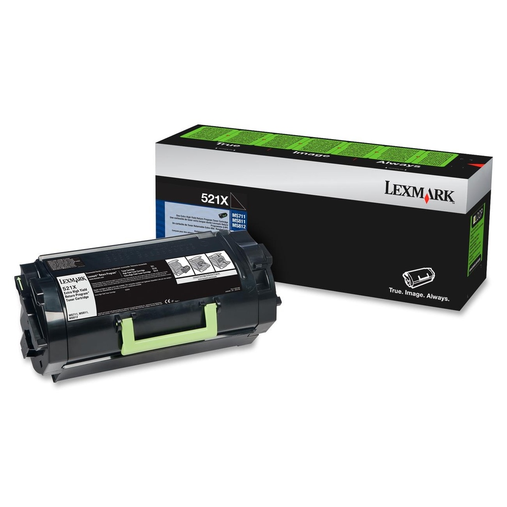 Lexmark 52D1X00 (NOIR) NO.521X ORIGINALE 45K DCS
