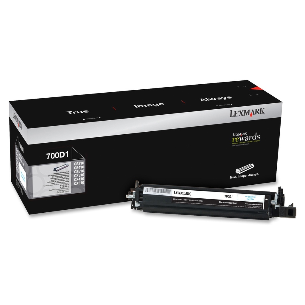 Lexmark 70C0D10 (DÉVELOPPEUR NOIR) NO.700D1 ORIGINAL 40K