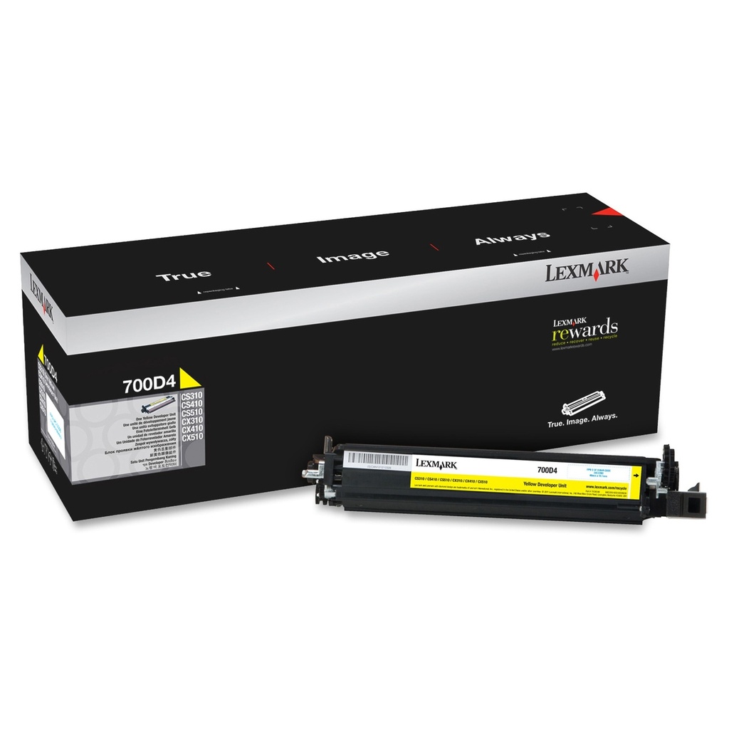 Lexmark 70C0D40 (DÉVELOPPEUR JAUNE) NO.700D4 ORIGINAL 40K