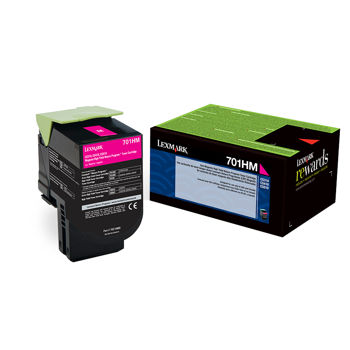 Lexmark 70C1HM0 (MAGENTA) NO.701HM ORIGINALE 3K