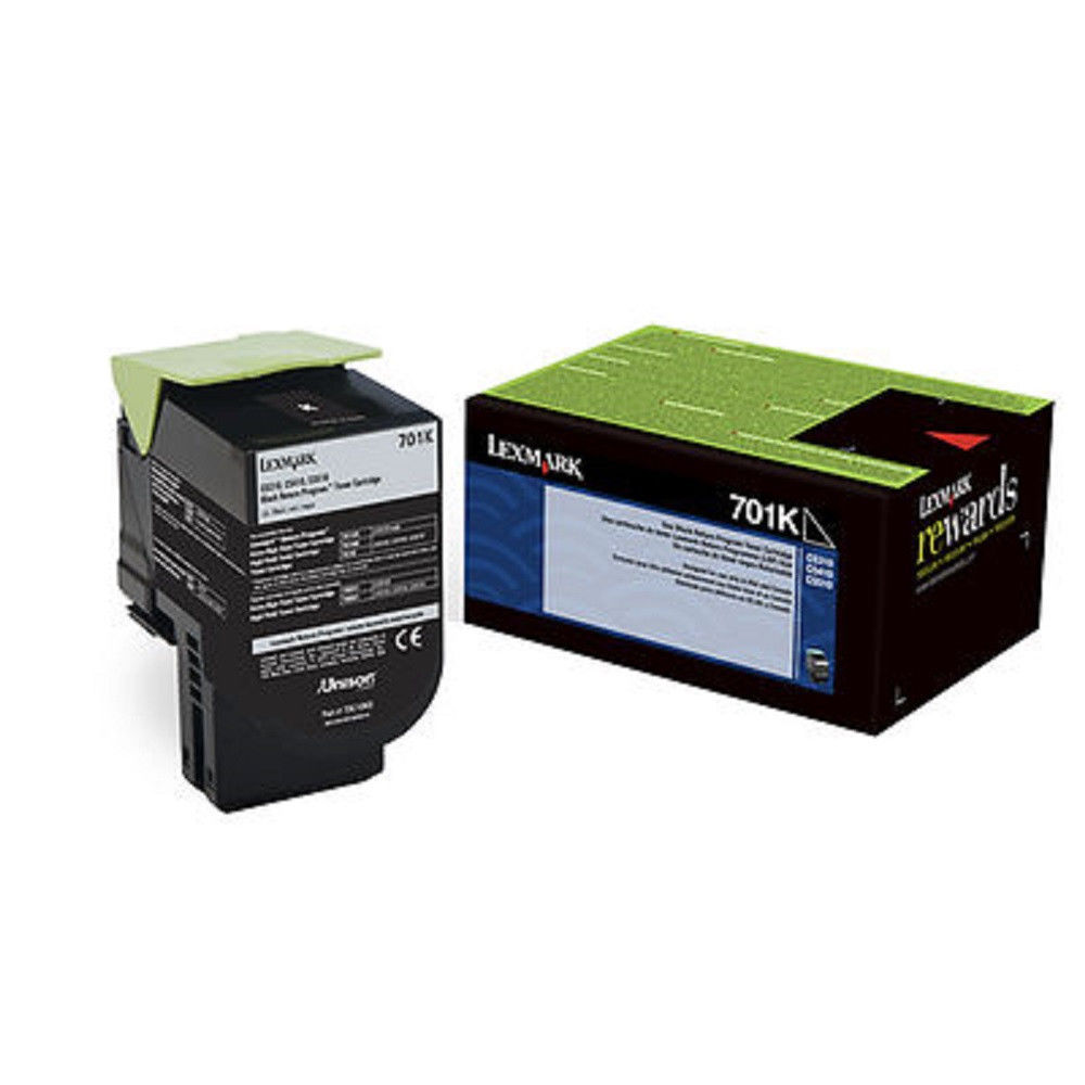 Lexmark 70C10K0 (NOIR) NO.701K ORIGINALE 1K