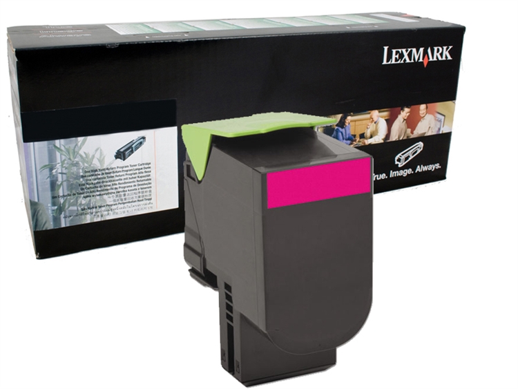 Lexmark 80C1HM0 (MAGENTA) NO.801HM ORIGINALE 3K