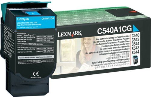 LEX C540A1CG (CYAN) C54X/X54X ORIGINALE 1K