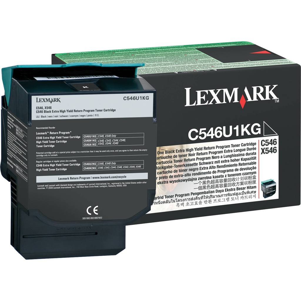 LEX C546U1KG (NOIR) C546/X546 ORIGINALE 8K RDM