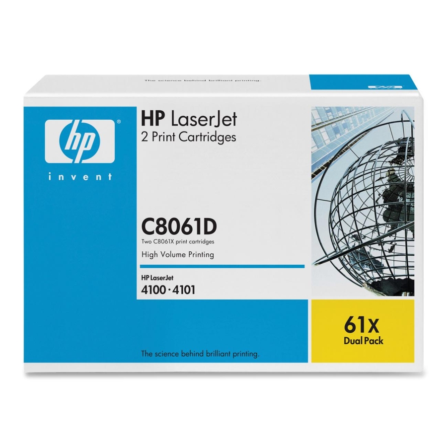 HP C8061XD (NOIR) NO.61X (2X C8061X / BTE) ORIGINALE