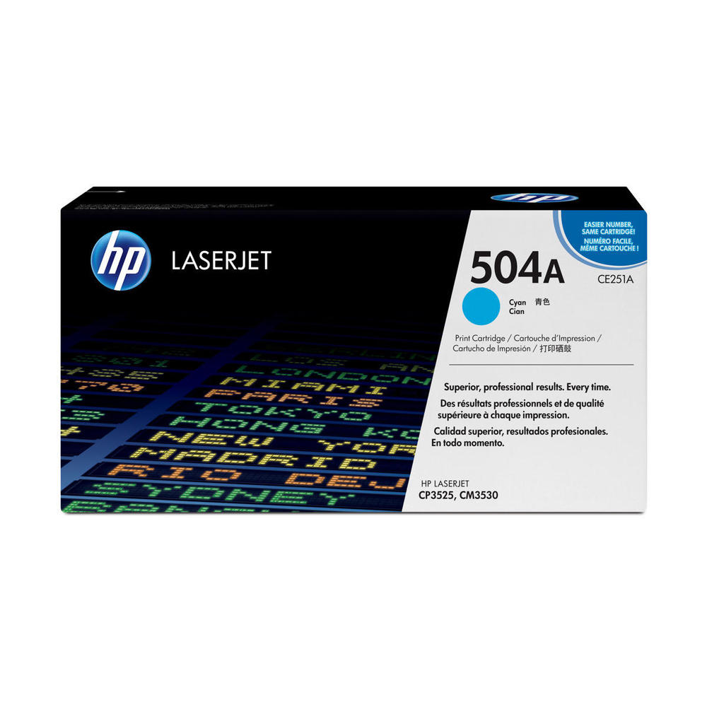HP CE251A (CYAN) NO.504A ORIGINALE 7K