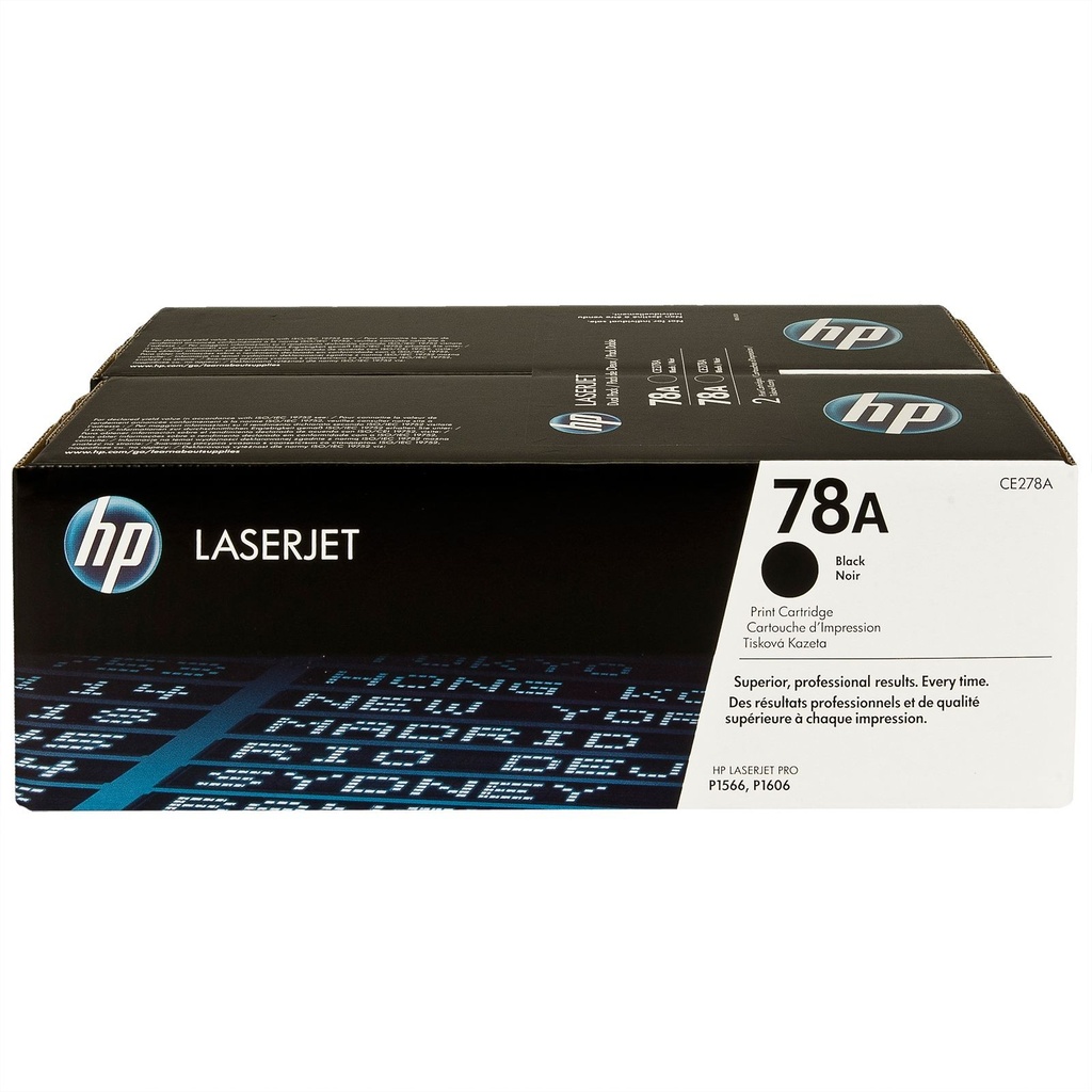 HP CE278D (NOIR) NO.78A (2X CE278A / BTE) ORIGINALE