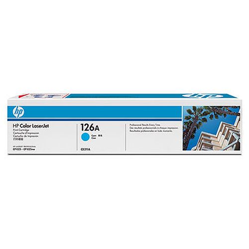 HP CE311A (CYAN) NO.126A ORIGINALE 1K DCS