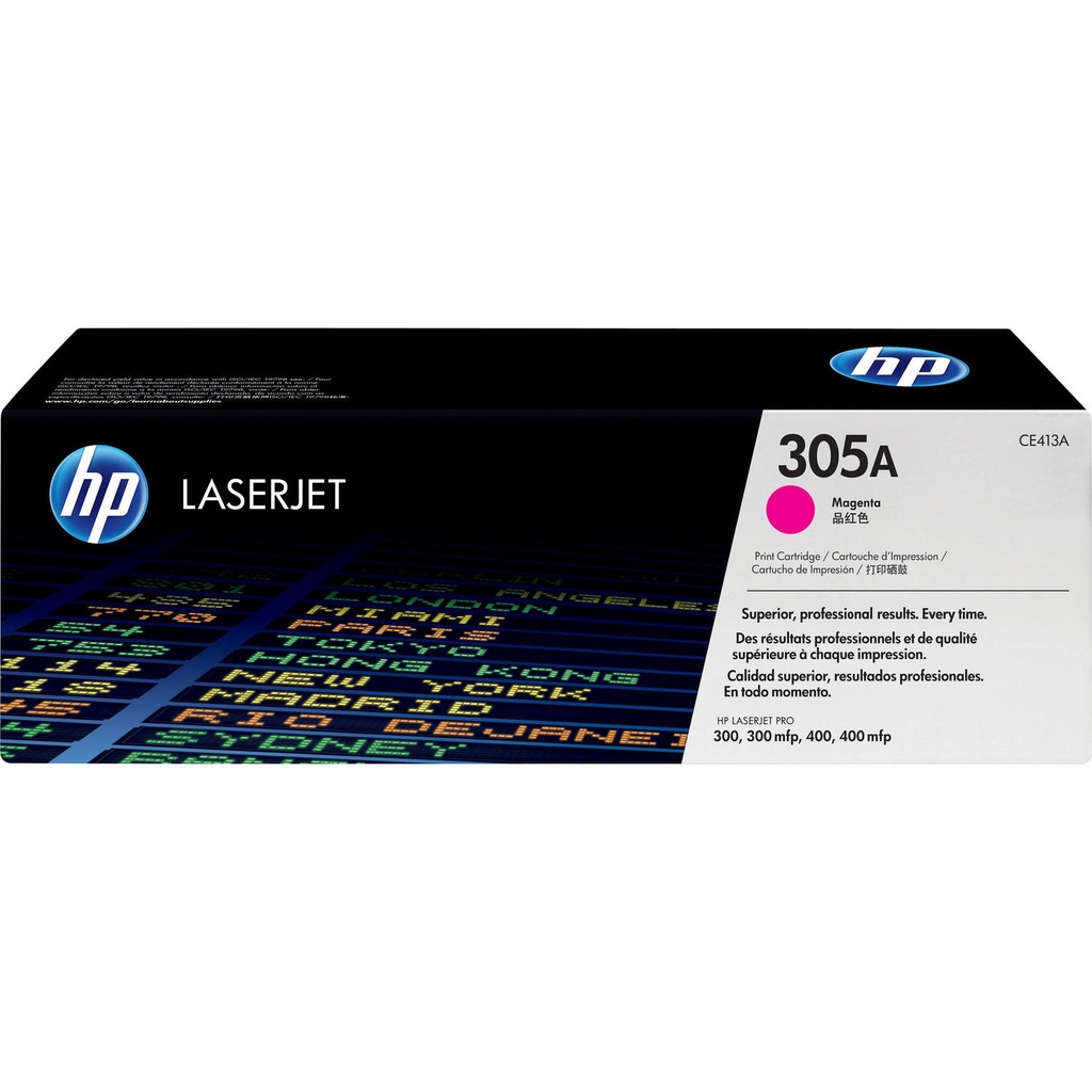 HP CE413A (MAGENTA) NO.305A ORIGINALE 2.6K