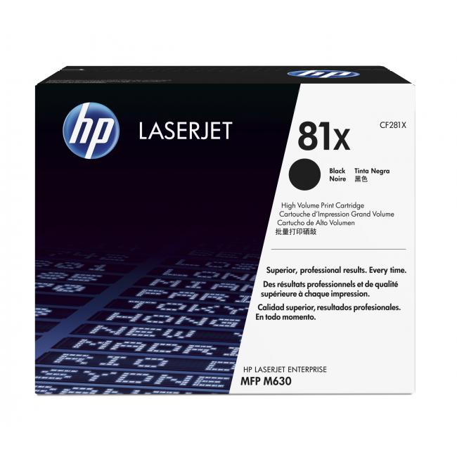 HP CF281X (NOIR) NO.81X ORIGINALE 25K