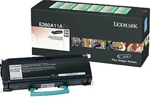 Lexmark E260A11A (NOIR) ORIGINALE 3.5K RDM