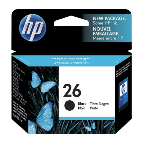 HP 51626A (NOIR) NO.26 ORIGINALE (PLUS DISPONIBLE)