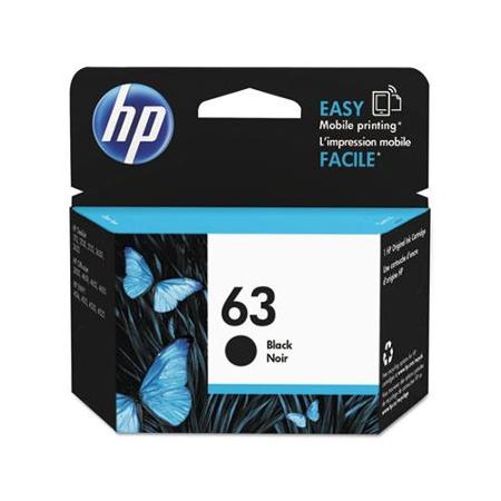 HP F6U62AN (NOIR) NO.63 ORIGINALE 190P DCS